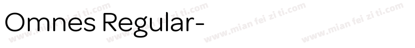 Omnes Regular字体转换